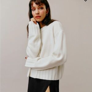Réformation Mer Regenerative Wool Sweater